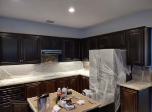 Before & After Cabinet Painting in North Houston, TX (2)
